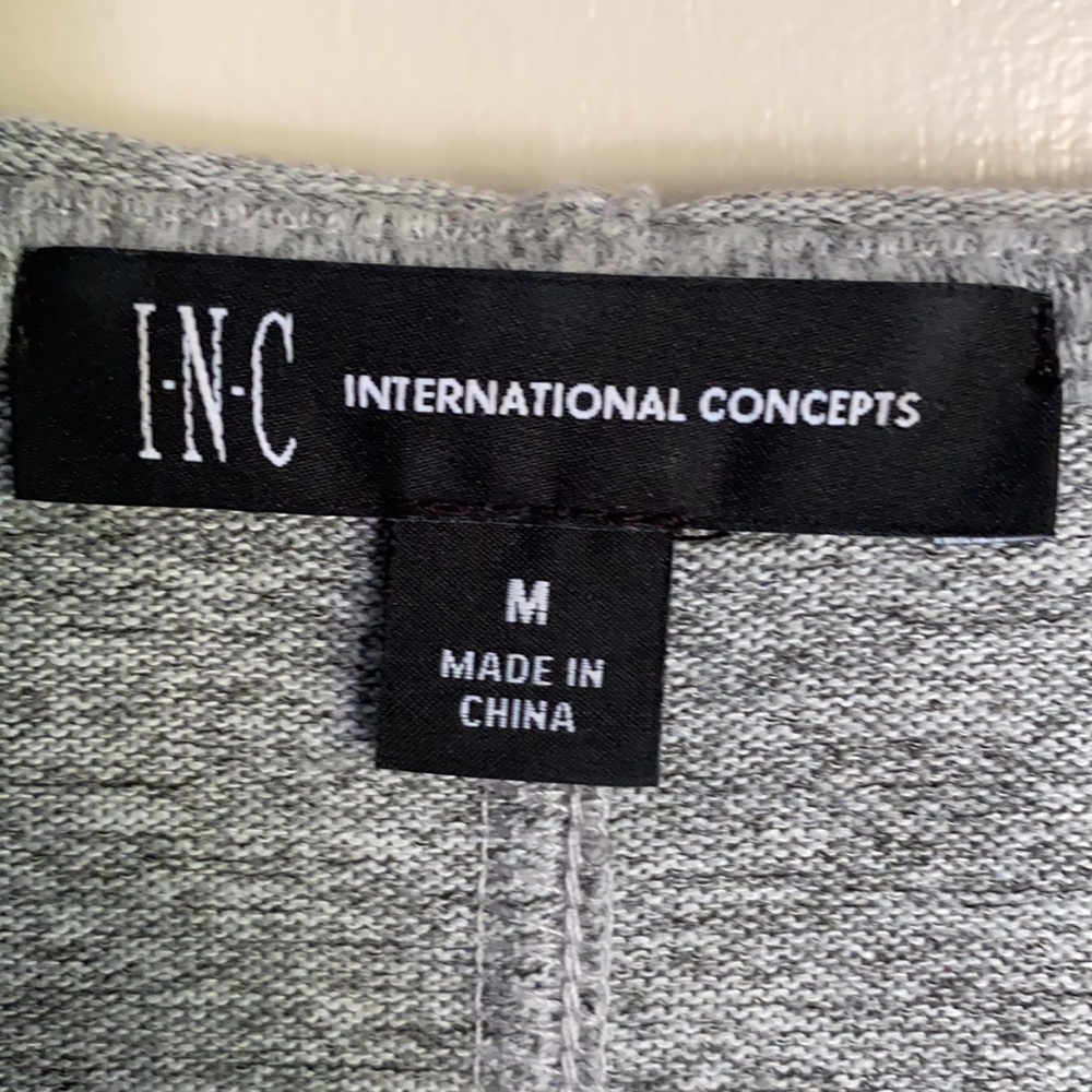 *3/$30*  INC - Casual Athlesiure Cardigan sz M - LIKE NEW! - Picture 2 of 5